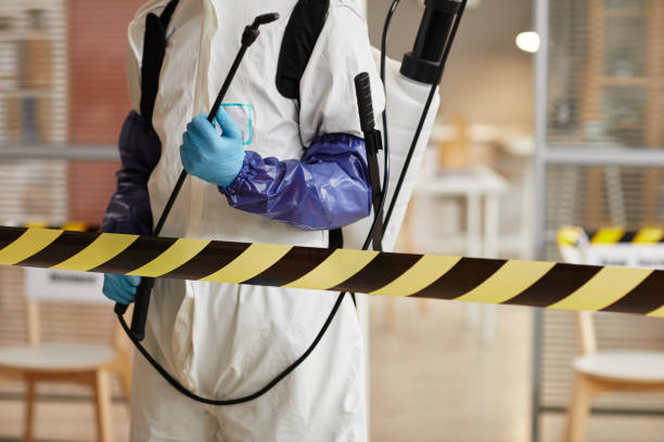 Professional Blood Cleanup technician working in Riverside, NJ